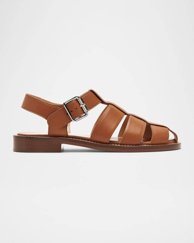 Tilly Leather Fisherman Sandals